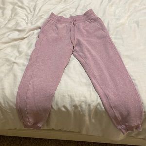 Lululemon Scuba Sweatpants Size 6 in heathered pink taupe